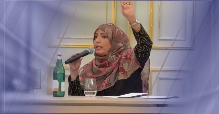 Tawakkol Karman Warns of Global Threats to Women’s Rights and Democracy at Berlin Forum